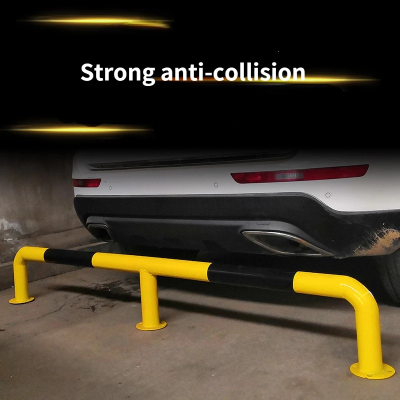 U-shaped anti-collision steel pipe guardrail parking M-shaped reinforced anti-collision Gas Station Road community barrier