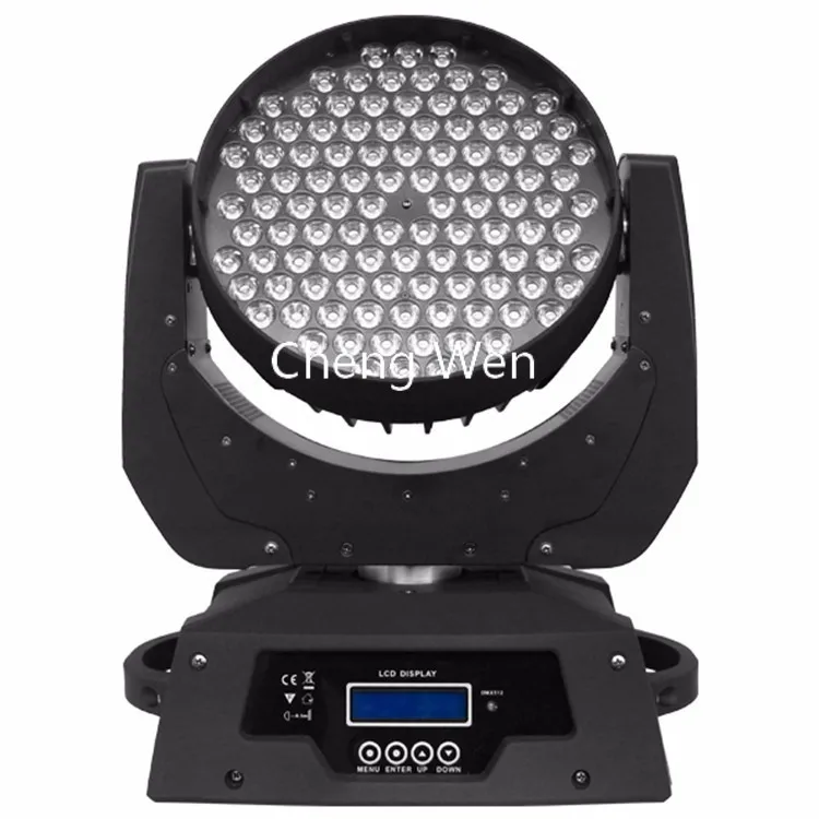 Super Bright 108pcs x 3w LED Moving Head Stage light Full Color Wall Wash Light