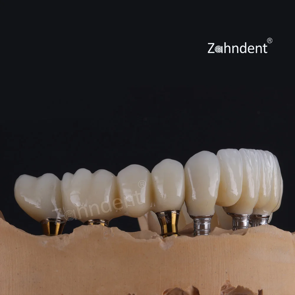 Zahndent 800-1200MPa flexural strength dental zirconia block teeth restoration for dental lab 3d pro ml