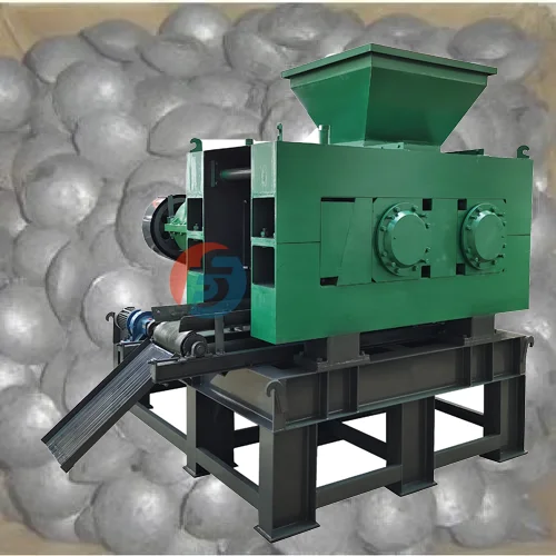 Roller Ball Press Pillow Shape Charcoal Briquette Machine Mineral Charcoal Coal Powder Briquetting Machine