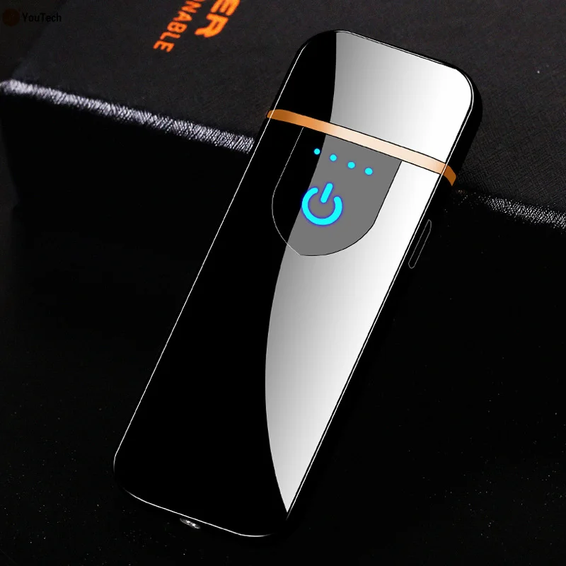 USB windproof charging lighter