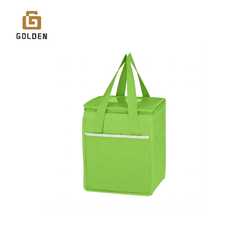 Golden Comercial Portable Gloss Pvc Cylindrical Women Portable Gloss Large Capacity Cooler Bag Custom Logo Insulated For Shipp