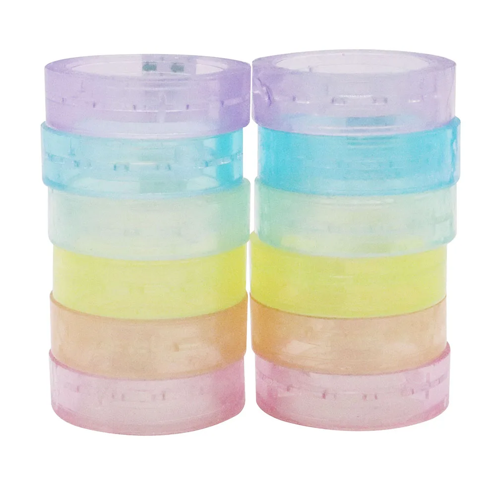 Candy Color Decompress the Sticky Color Tape Ball Adhesive For Kids Anti Stress Toys Sticky Ball Rolling Tape