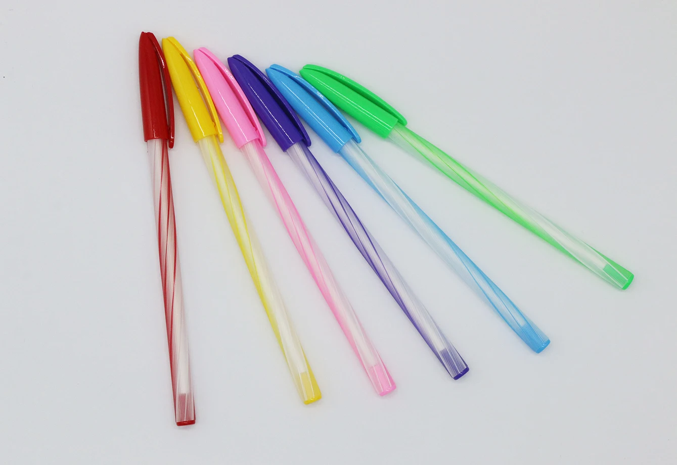 Wholesale New Design: Custom Logo Rainbow Color Semi Gel Ink Ball Pens for Effortless Smooth Writing