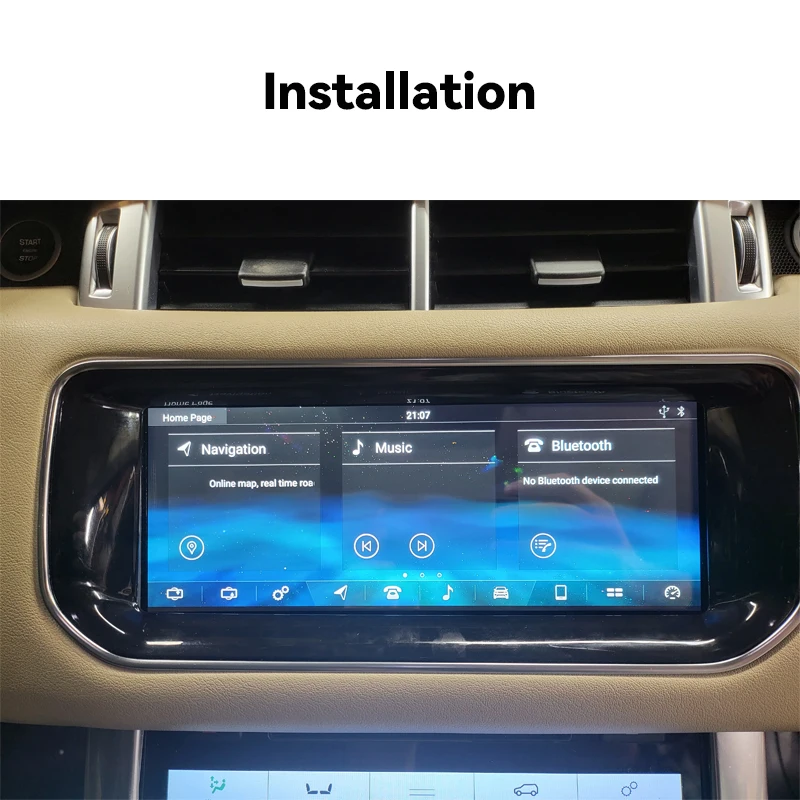 Автомобильный мультимедийный плеер с 8 + 256 Android 13 для Land Rover Evoque L551 L538 2012 - 2019 автомобильный радиоприемник 10 25 дюймов Gps стерео Carplay