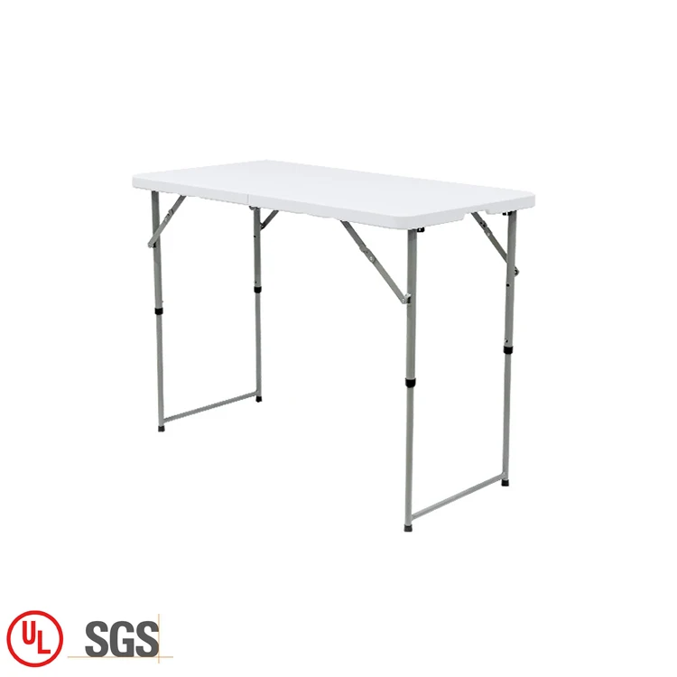 China manufactures foldable plastic table outdoor garden white portable folding table