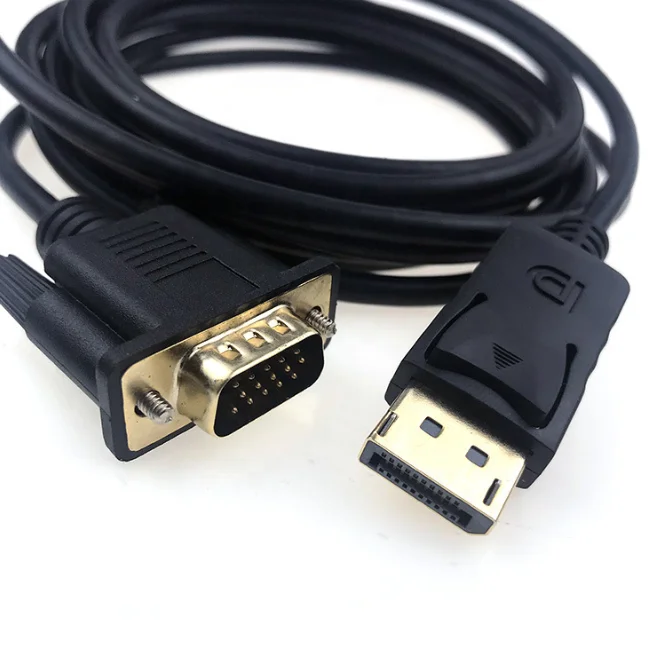 1M 3M 1080P 10.8Gbps Displayport DP V1.1 to VGA Male to Male DP to VGA Cable for HDTV DP to VGA Adapter AV Cable