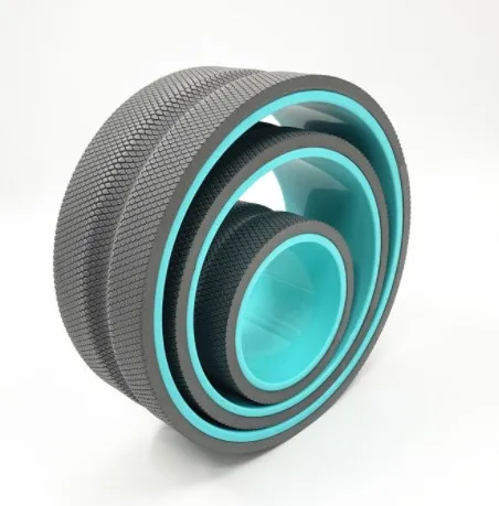 TPE Yoga Wheel, Hollow Massage Yoga Wheel 3-Pack including 6inch, 10inch and 12inch