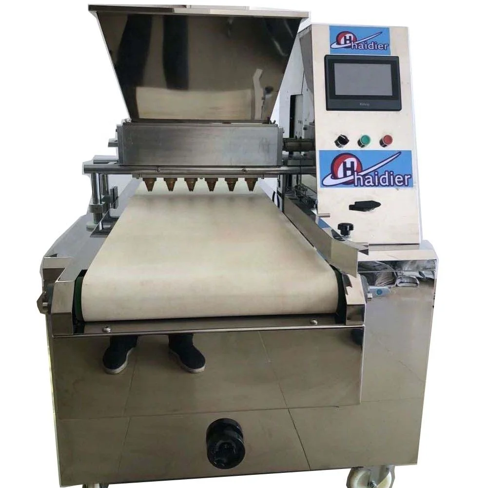 hot sell Various shapes of cookies Automatic cookie maker/double puff cookie forming machine/fortune cookie forming machine