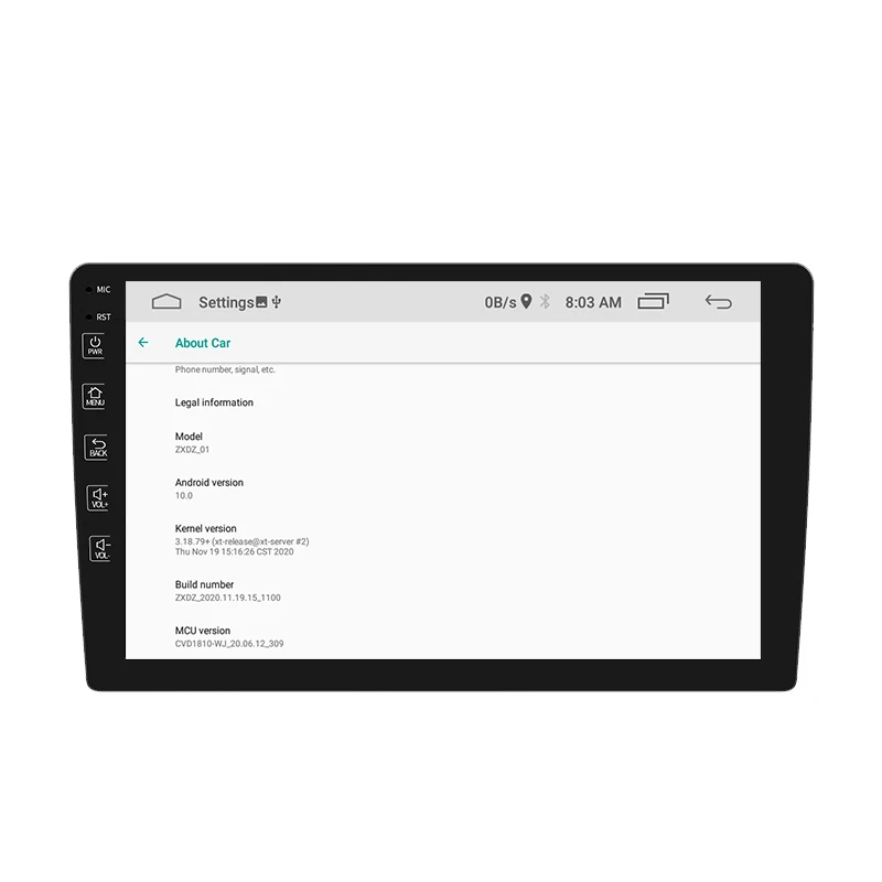  9 дюймов 10 Большой сенсорный экран Android Авто Радио Dvd плеер с GPS Wi-Fi опорная