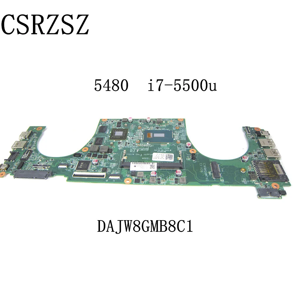 CSRZSZ для Dell Vostro 14 5480 ноутбук материнская плата Процессор i7-5500u DAJW8GMB8C1 100% тестовая работа