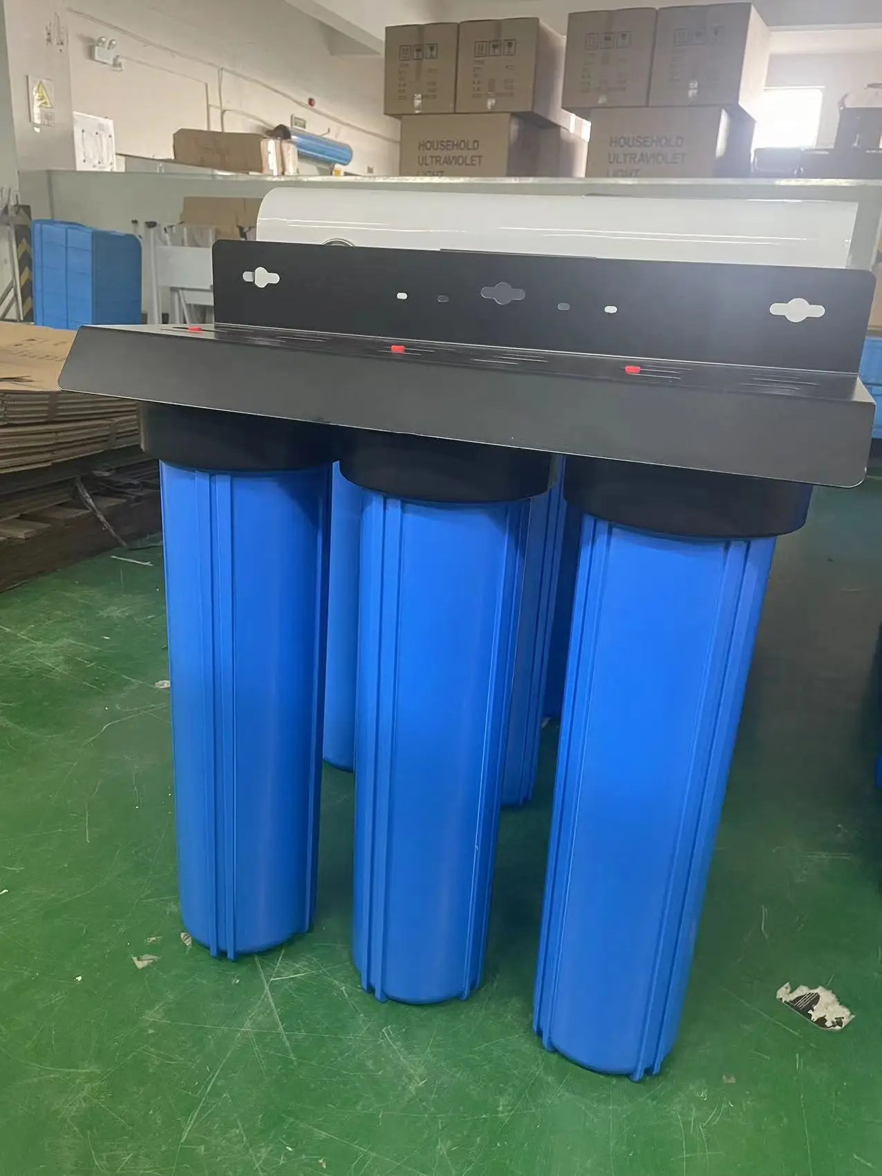 3-этап весь дом фильтрации воды системы w/ 20 дюйма Big Blue осадков и угольный фильтры