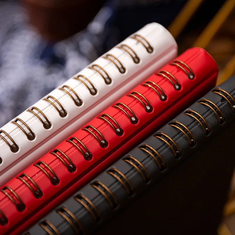 Wholesale Stationery Planners Hard Cover Journal A5 PVC Cover Custom Diary Spiral Notebook In Stock