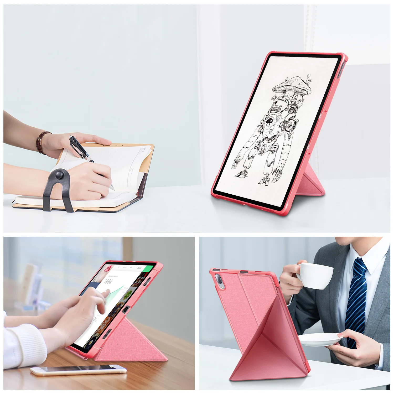 High quality folding tablet case for Lenovo Tab P11 Plus TB-J606F wake up smart leather case cover for Lenovo K11 Pro TB-J616