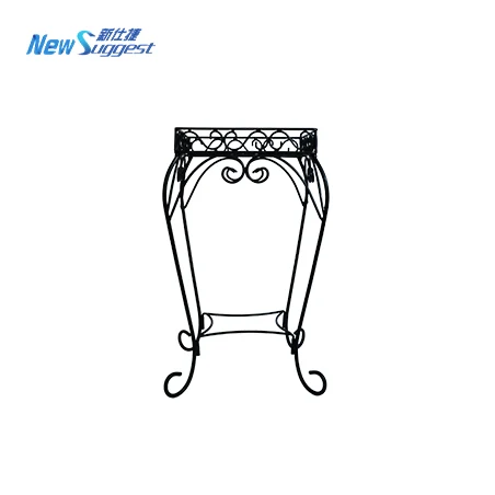 
Wholesale High Quality iron anticorrosive wood flower stand balcony ladde flower pot stands designs iron 