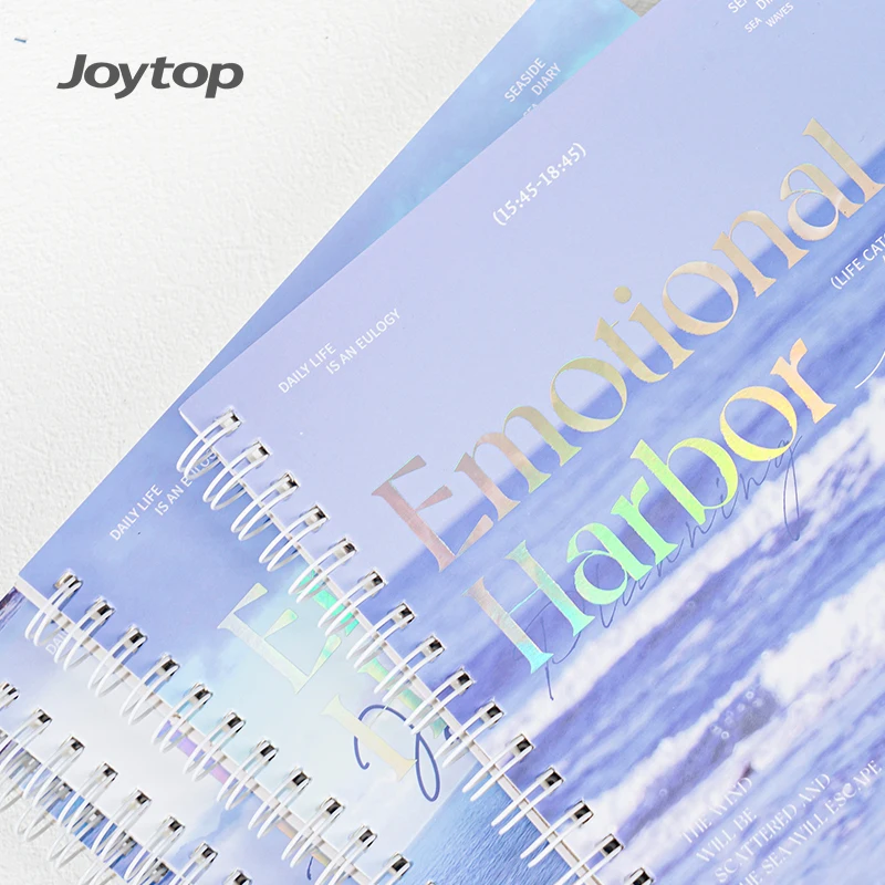 Joytop 102145 Wholesale Listen to the sea and fall asleep - B5 horizontal line inner page of flip coil book