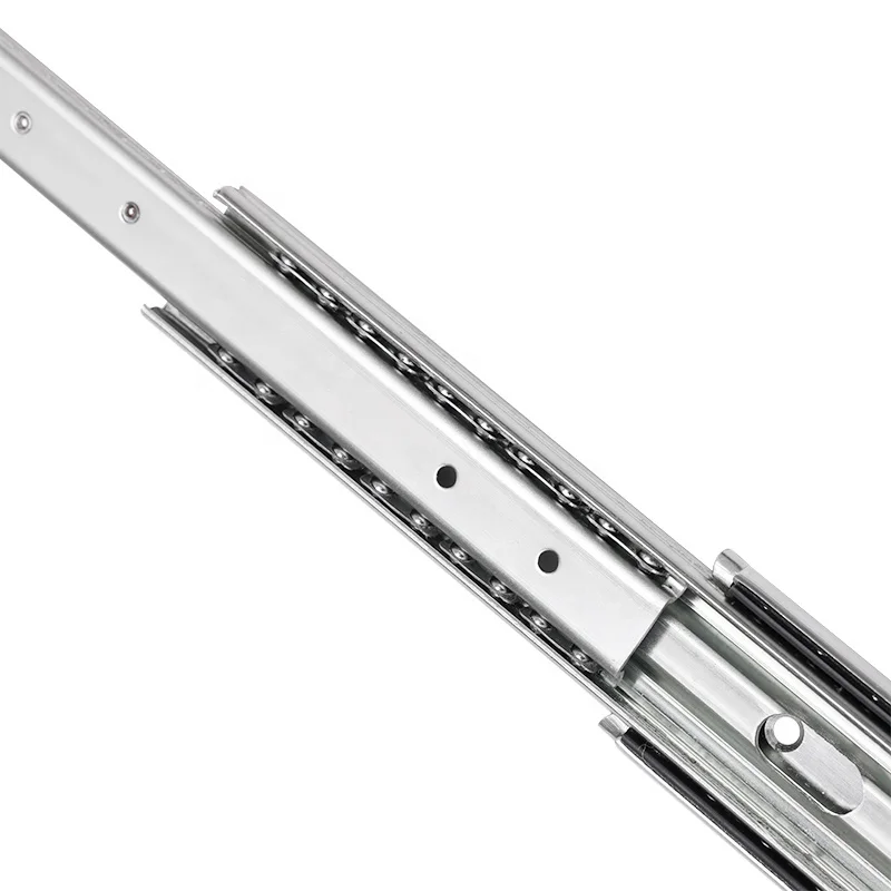 kitchen basket draw slide 53mm Locking slide rail heavy duty cabinet slide rails