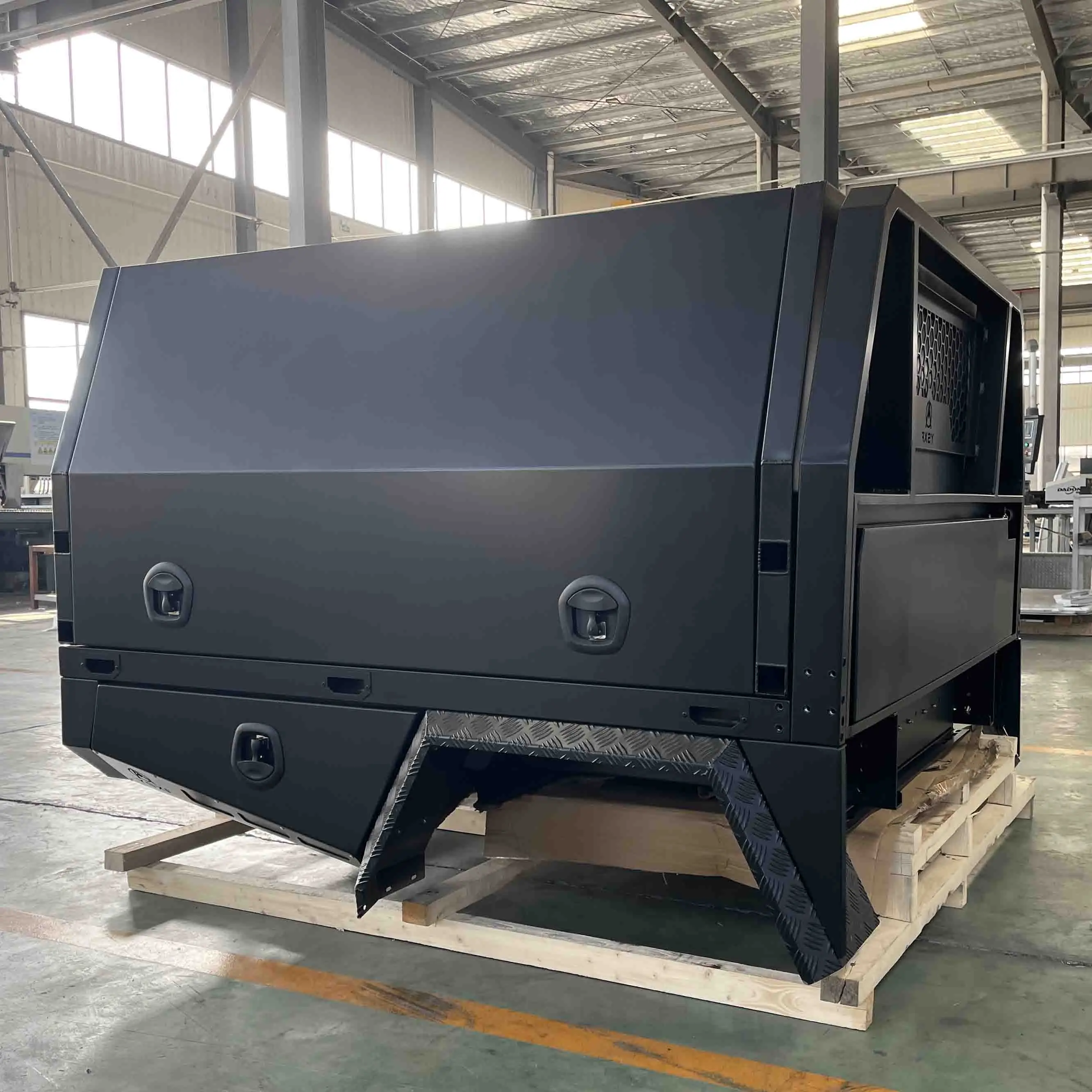 dual cab pick up canopy truck tool boxes ute tray canopy truck Aluminum OEM Overland Camping Aluminum 1800*1650 Silver ISO