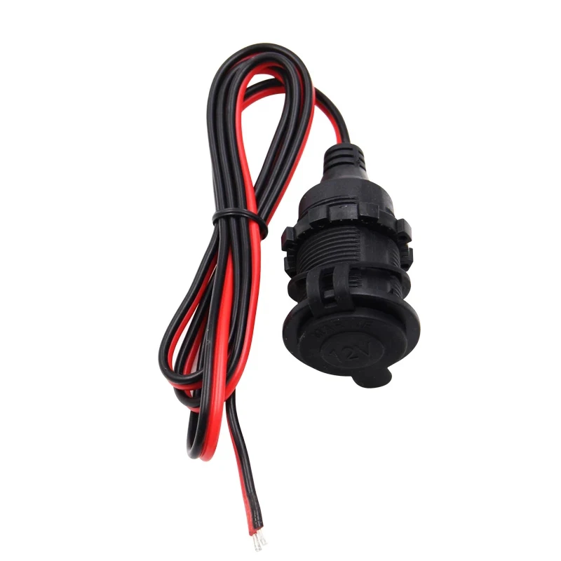 Car Cigarette Socket 12/24 V DC Female Car Charger Cigar Lighter Plug Car Accessory Cigar Power Plug Adapter Plug