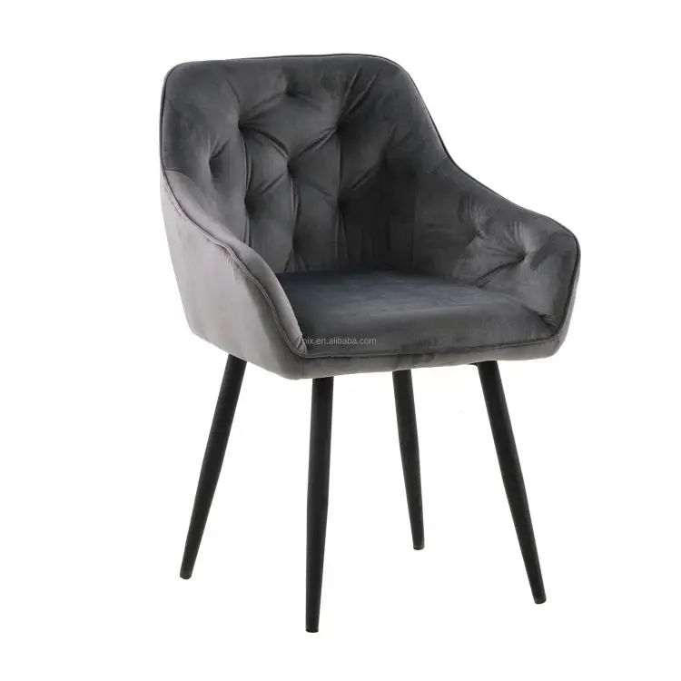 Wholesale New Type Nordic Modern Luxury Outdoor Living Room Restaurant Furniture Colorful Green Velvet Dining Chair