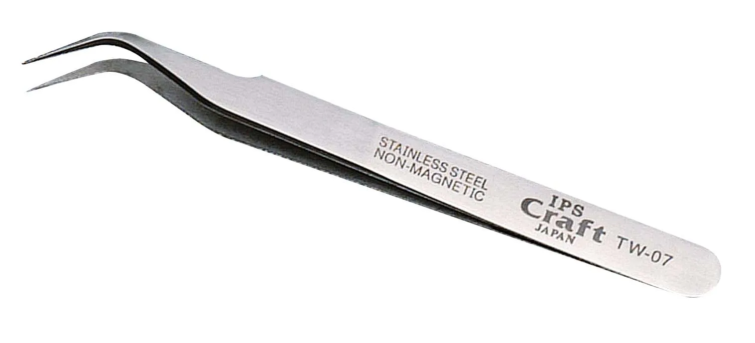 Professional useful delicate touch stainless steel precision tweezers