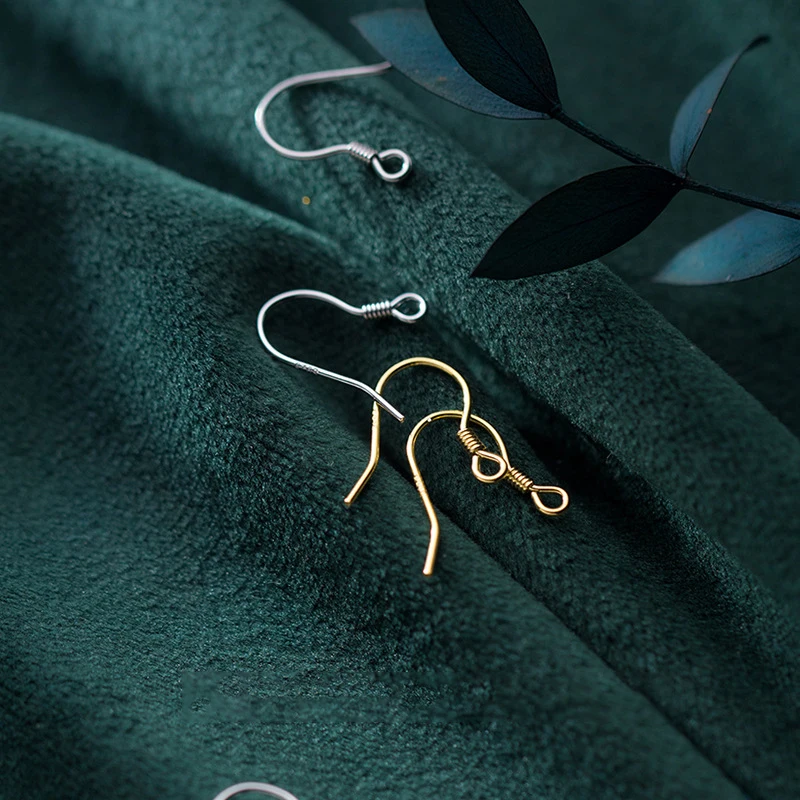 925 Sterling Silver Earring Hooks For Jewelry Making DIY