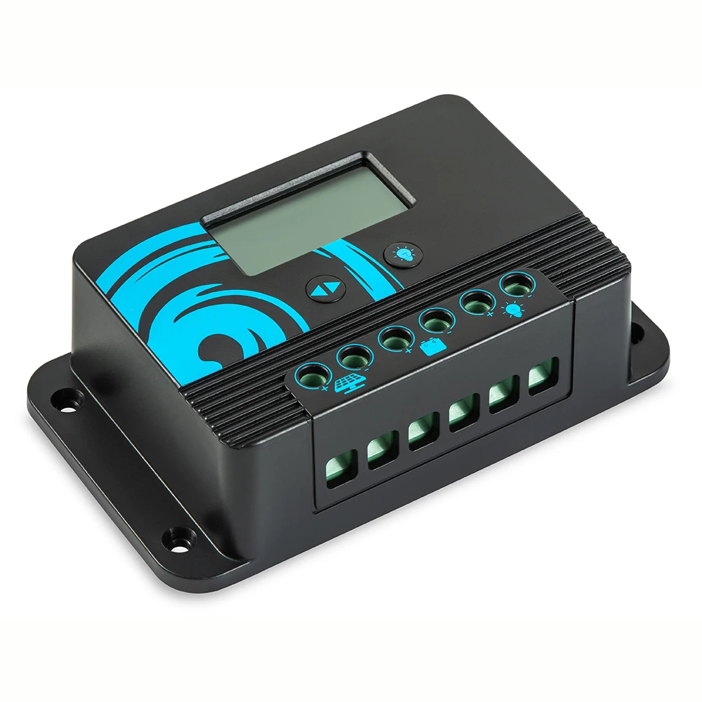  Controleur De Panneau Solair Solar Controller 10A PWM 12V 24V Charge Kontroller For Battery