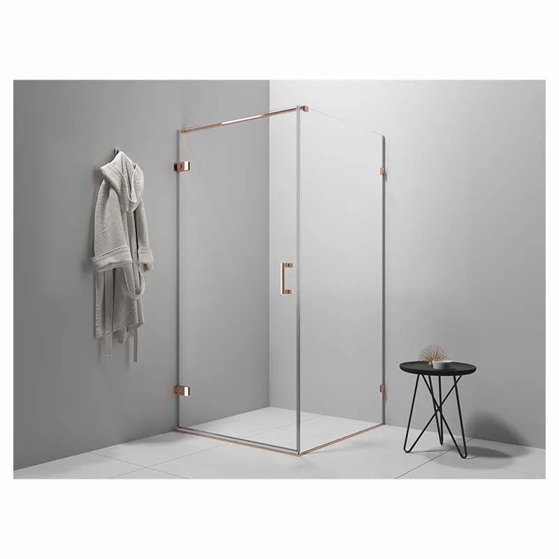 
luxury shower enclosure room bathroom with tempered safety glass 