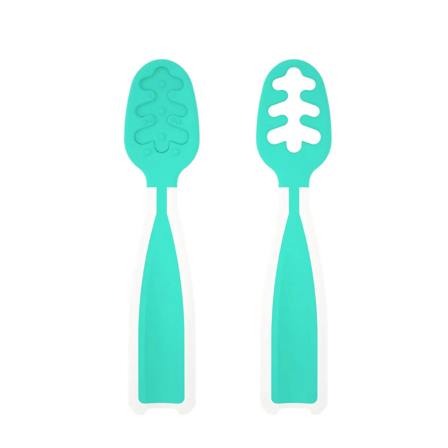 New Design Food Grade Baby spoon Feeder Training Spoon Feeding For Kids Ages 6 Month