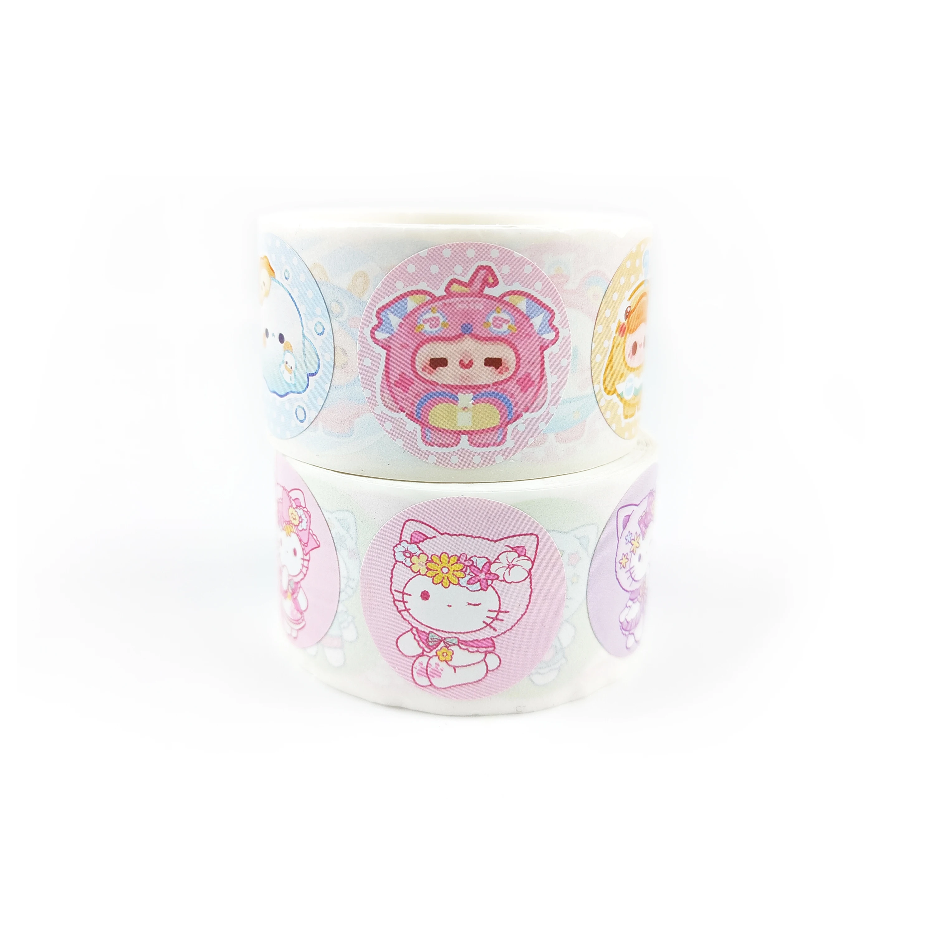 Round Sticker Roll Personalized Decorative Gift Food Packaging Seal Sticker