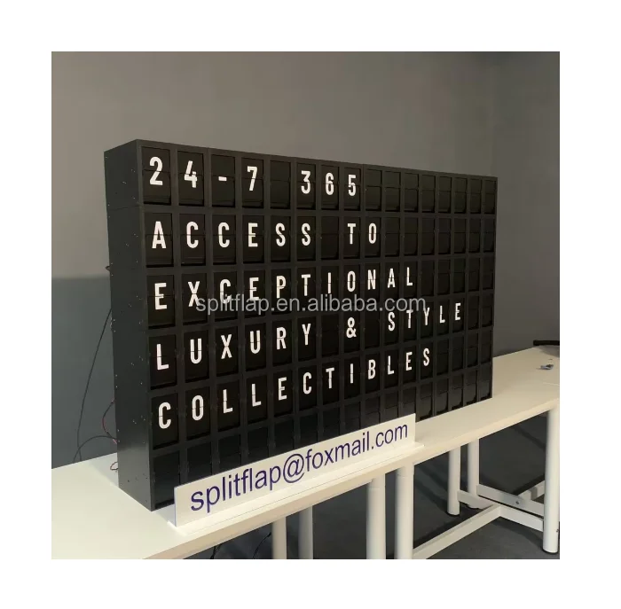 pantalla de solapa dividida airport information boardb split flap