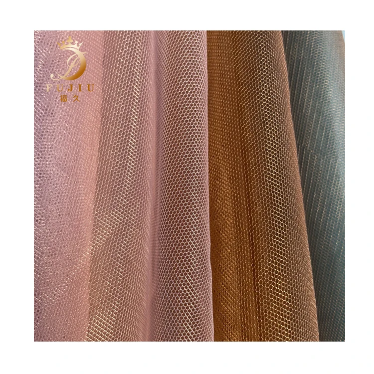 High Quality Tulle 100%Nylon Strengthen Mesh Fabric Hard Net