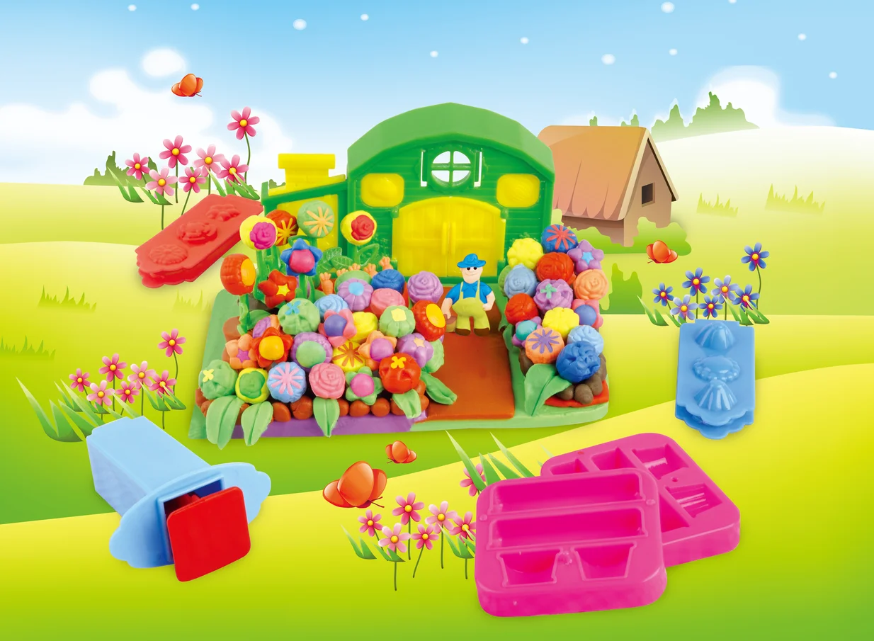 Cheap Hot selling manufacturer Factory Modeling Air Dry Clay Slime for Kids Colourful Entertaining Farm Garden Scene Series