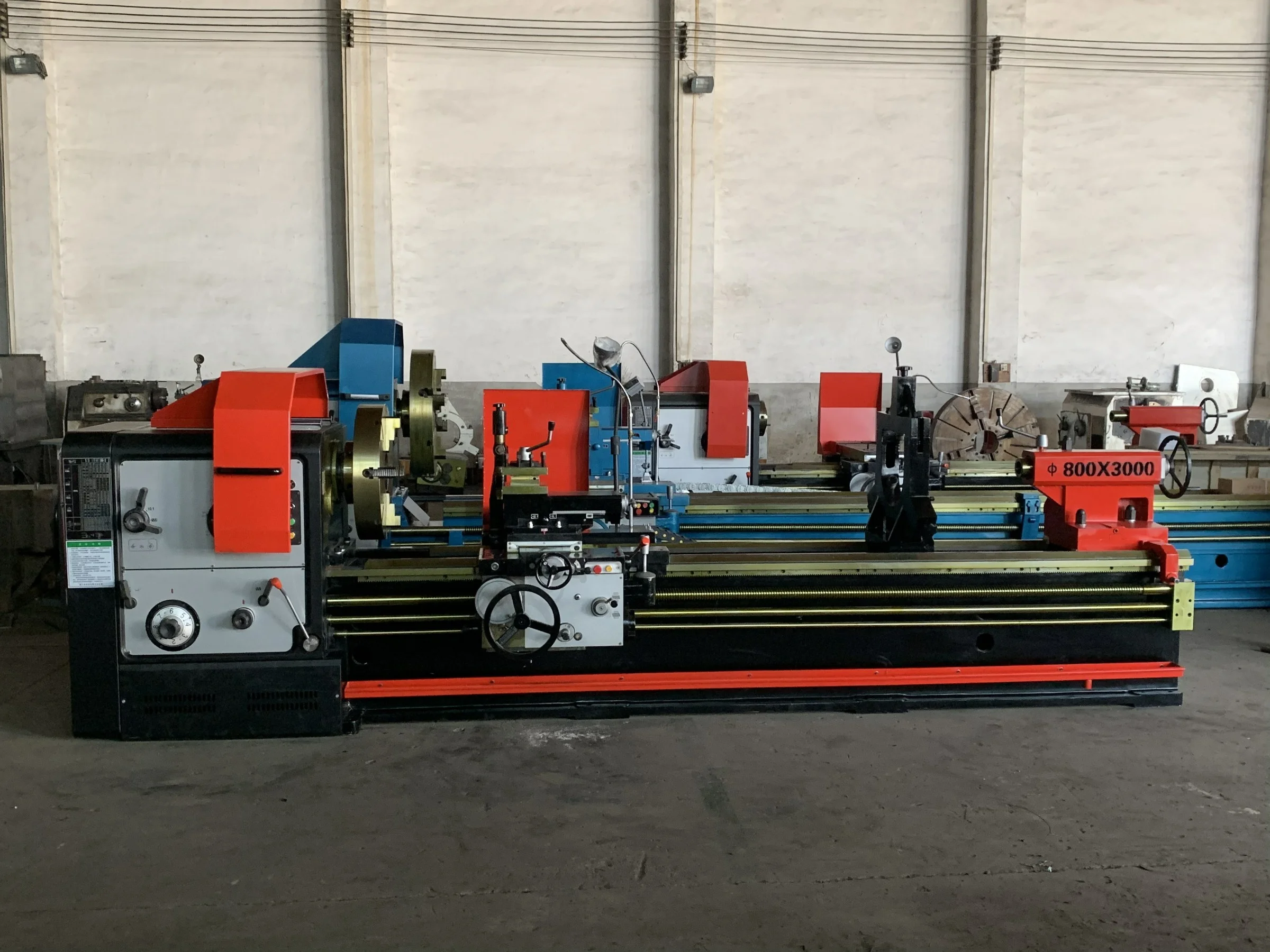 lathe machine cq6280b x 6000 6 meter lathe