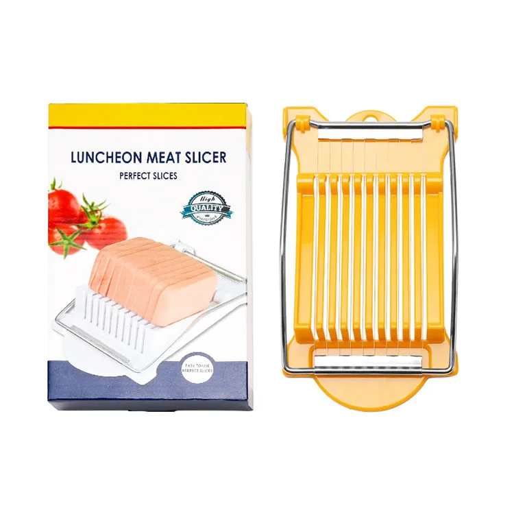 Hopesun Amazon Top Seller 2022 Kitchen Gadget Stainless Steel Wire Onion Egg Luncheon Meat Ham Slicer Spam Slicer