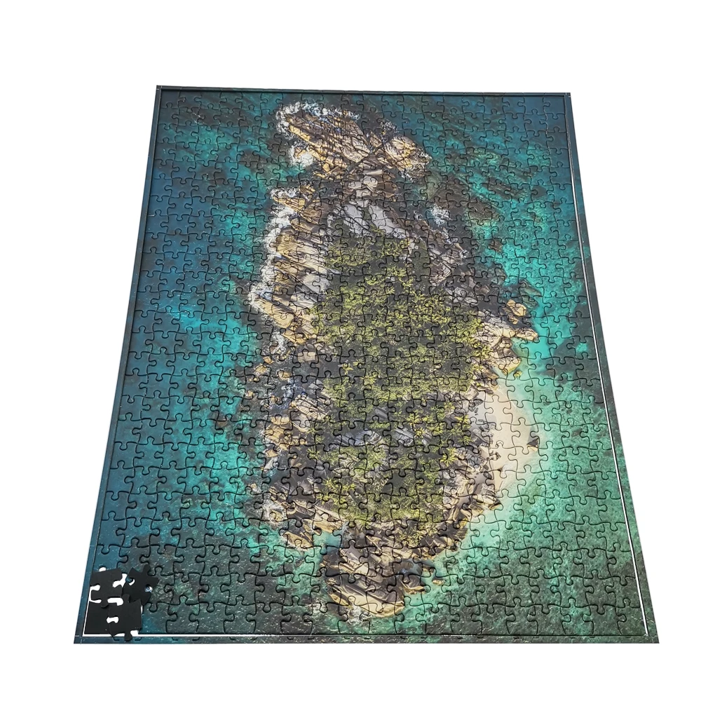 2023 Wholesale hot selling 500 10000 pieces custom playing game golf jigsaw puzzles