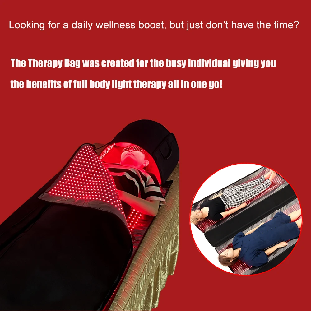 Red LED Light Full Body Covered Pad Red Light Therapy Lipo reduce Wrap Mat Body Slim Weight Loss and skin care