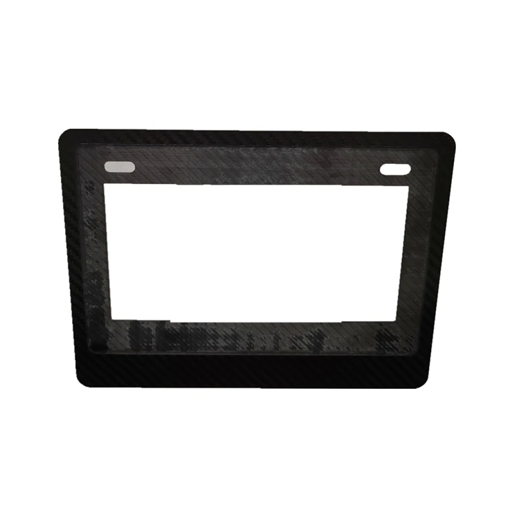Устойчивая к царапинам, ржавчине, постоянная деформация стандарта США, рамка номерного знака из углеродного волокна для мотоцикла