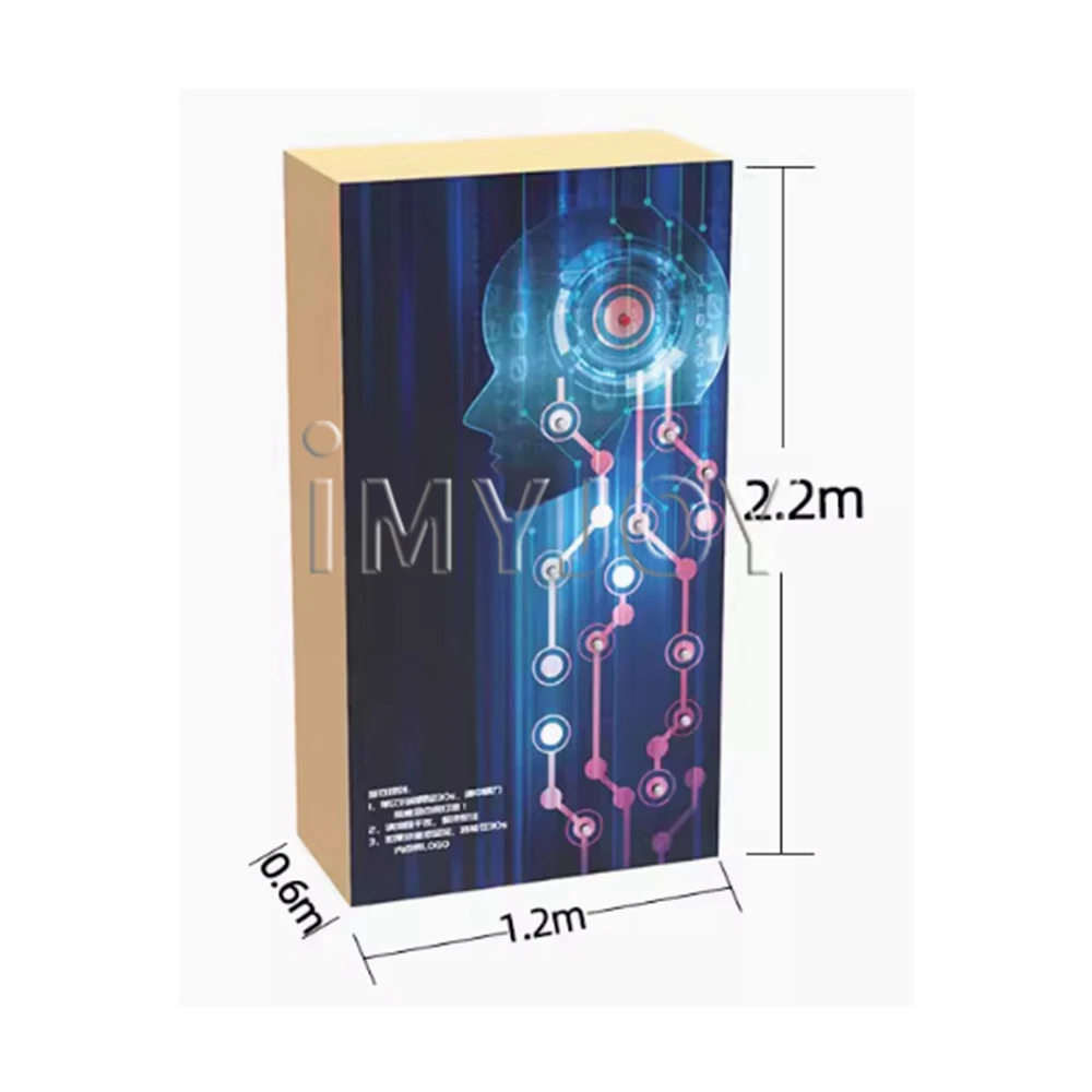 New technology booth game science brain wave sensor control lamp light luminescence game brain wave headband