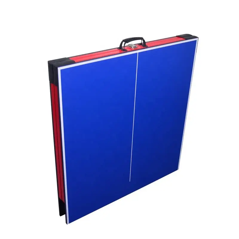 Wholesale 182cm 2pcs foldingping-pong table indoor and outdoor use table tennis table