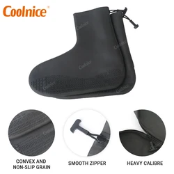 Coolnice 2022 New Waterproof Shoe Cover Reusable Rain Shoe Cover Nanotechnolog Silicone Shoe Running Cover Work Rubber Protector