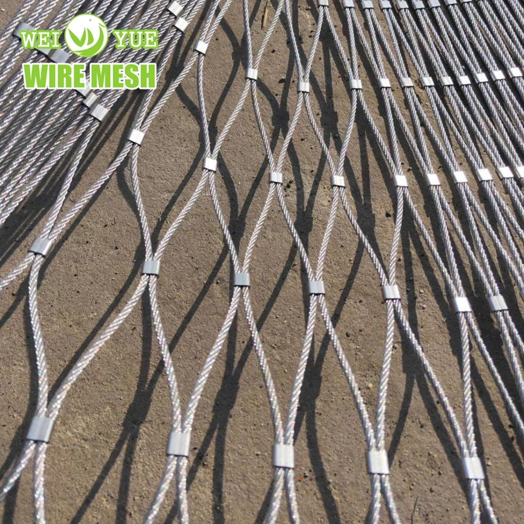 High Security Stainless Steel Wire Rope Architectural Metal Decorative Mesh anti rust stainless steel wire filter screen mesh