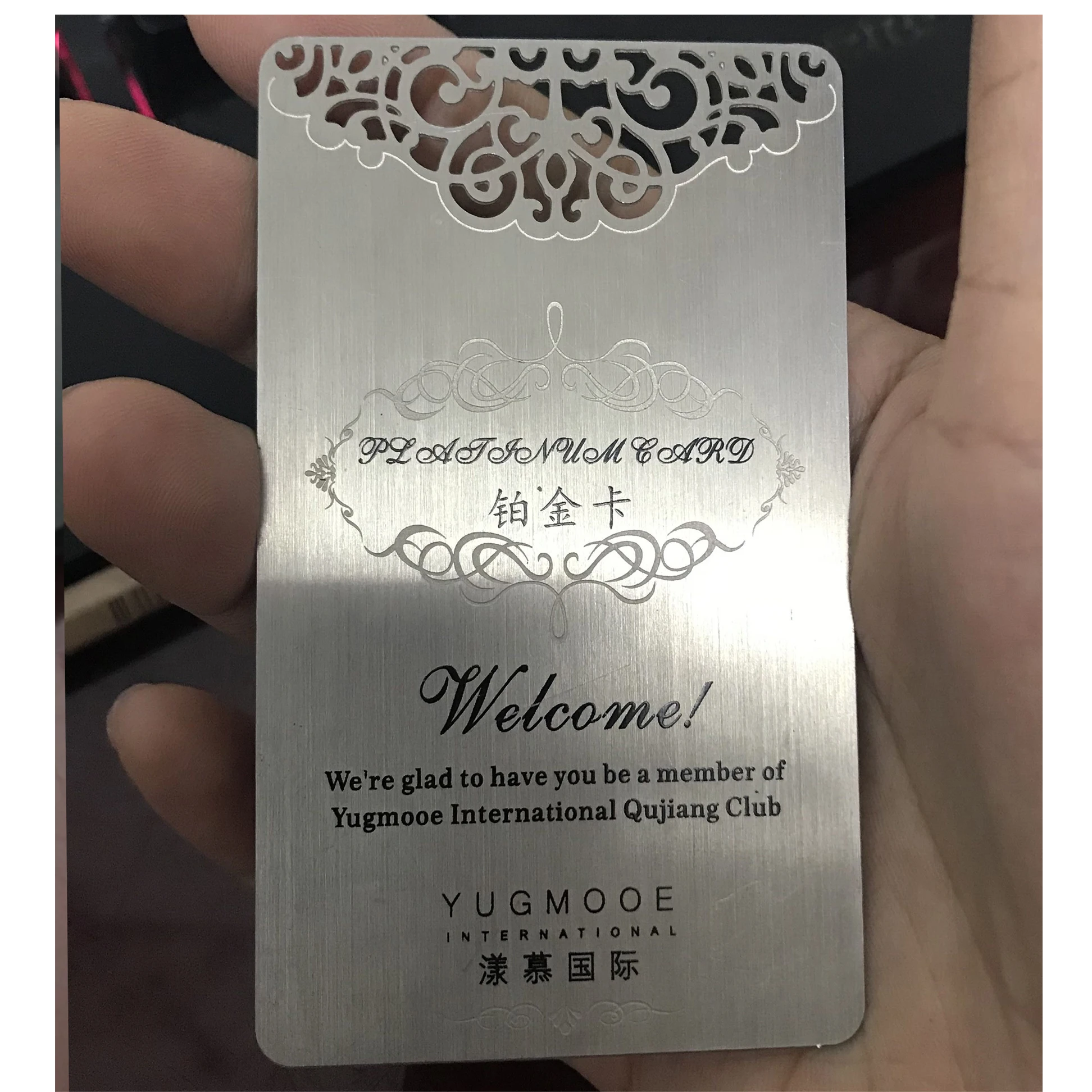 Wholesale Stock Matte Metal Cards Gold Stainless Steel Card Blank NFC RFID 4442 Chip ATM Bank Metal Card for Gift Use