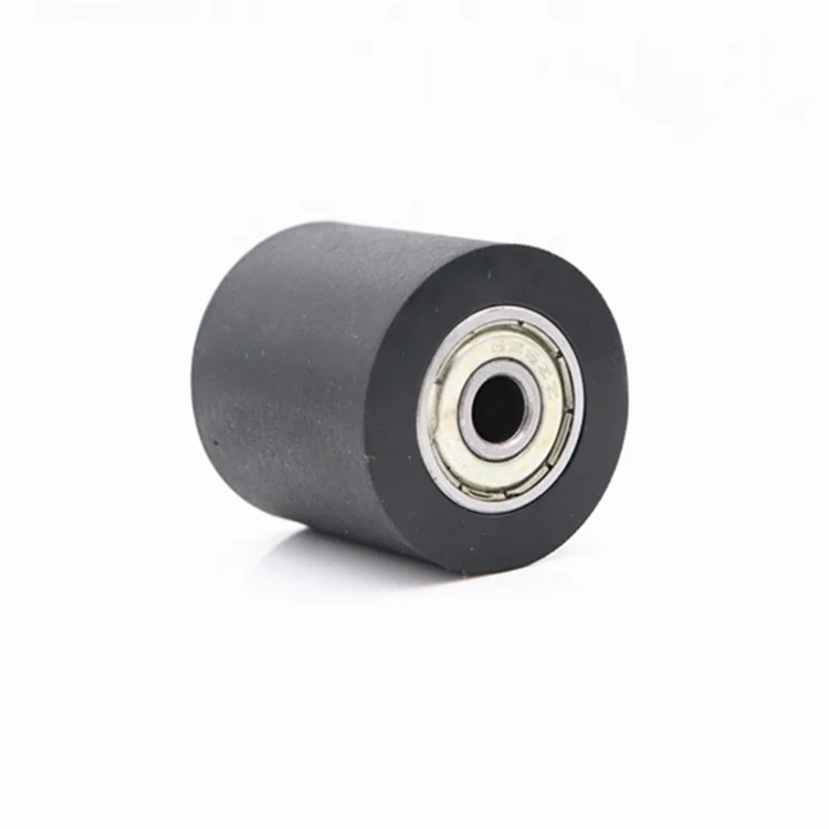 CNC big roller F type black PU pulley 626zz roller wheel soft smooth wheels roller for sliding gate 626ZZ bearing 6*30*30mm