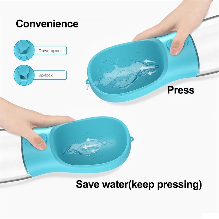 Food Grade Outdoor Walking Hiking Travel Dog Bowls Dog Water Bowl Dispenser for Cat Rabbit Puppy
