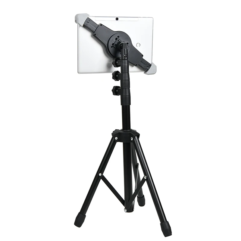 Hot sell metal foldable tablet pc tripod  floor stand holder for ipad pro