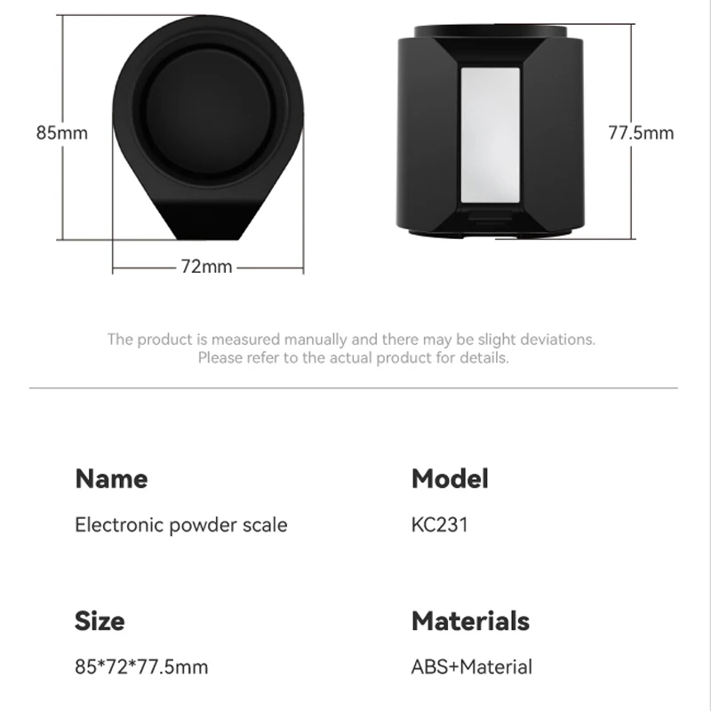 3.7v Rechargeable Lithium Battery Coffee Dosing Cup Scale White Bird Digital Coffee Scale With Grinder Coffee Scale