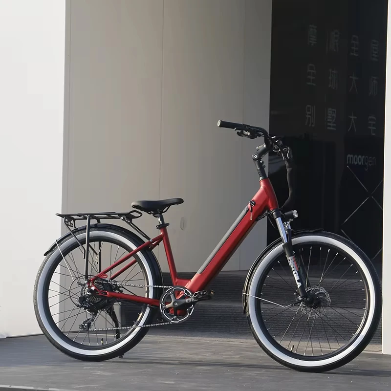 Christmas gifts Factory Price 36V250W electric lady bike 26inch e-bike for adults in ready stock