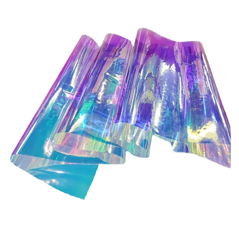 Rainbow Iridescent Film for Lamination Transparent Rainbow Sheet Thick Cellophane