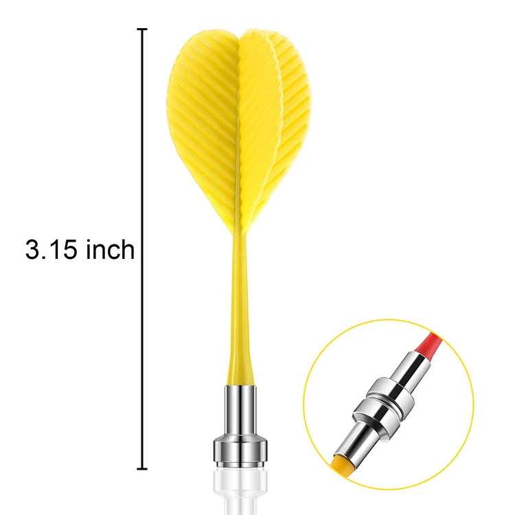Large Head Electroplating Bright 85mm Six Colors 6.7g Children Safe Super Magnetic Dart